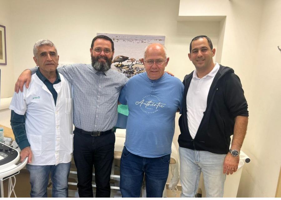 بفضل فحص روتيني بالموجات فوق الصوتية، تم إنقاذ حياة مؤمن في عيادة كلاليت حتسور